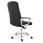 Кресло офисное "Бостон", CH-277, хром, ткань, черный (М-16)