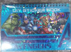 DIY sticker book Avenger