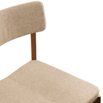 Стул aska, рогожка, орех/бежевый