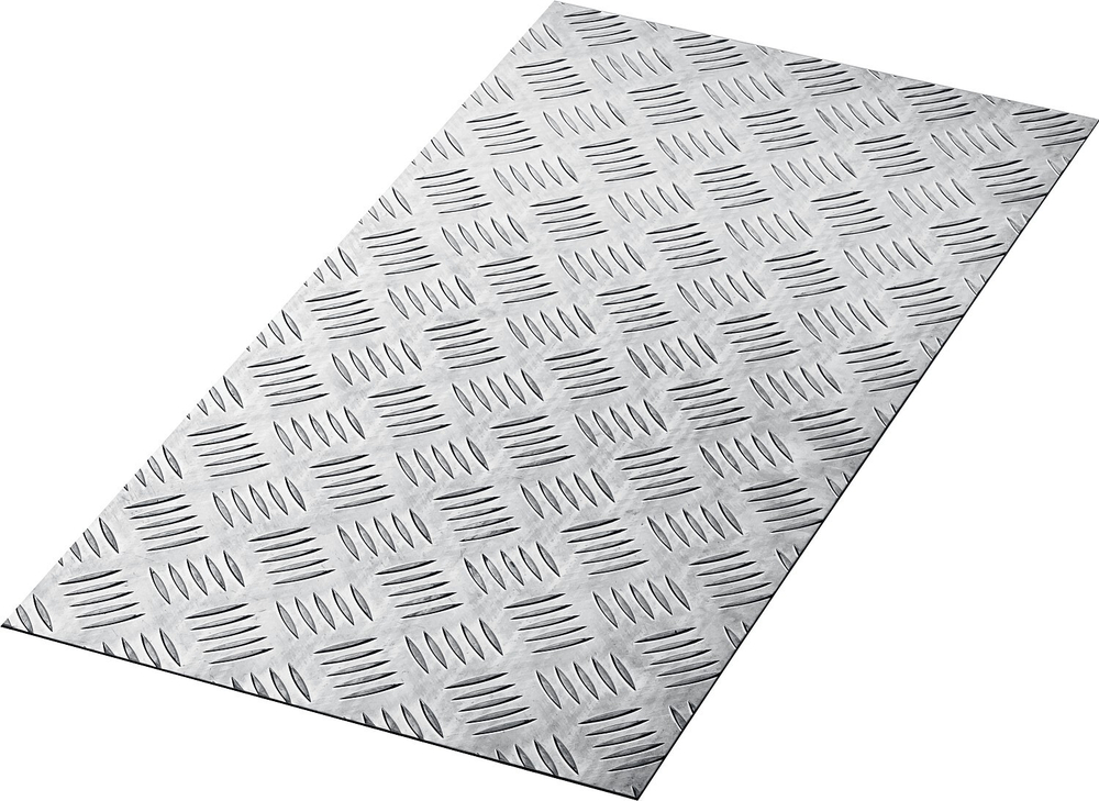 Алюминиевый рифленый лист ЗУБР Квинтет 300х600 х1.5 мм