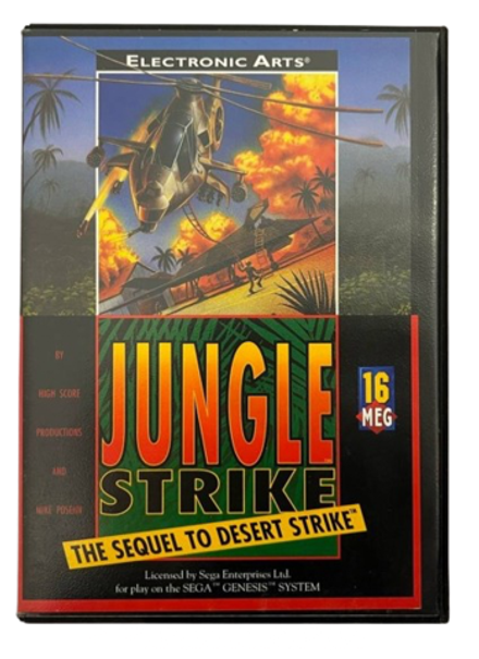Картридж Jungle Strike (Sega Genesis)