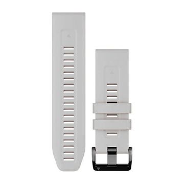 Ремешок силиконовый 26 мм для Garmin Fenix 7x Premium быстросъемный QuickFit (Белый)