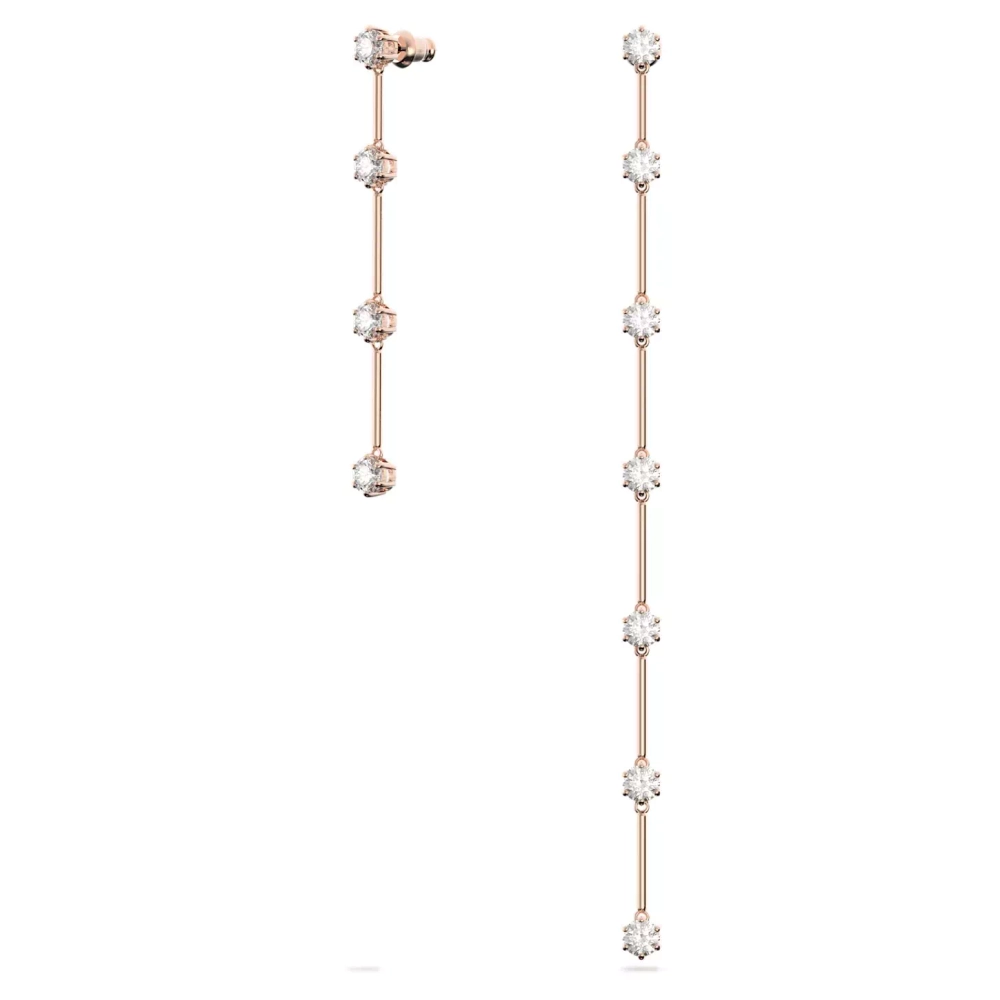 CONSTELLA: серьги ASYM WHITE/ROS