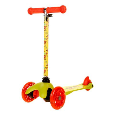 Самокат 3кол. Три кота, 120 и 80 мм, рег.рул.стойка