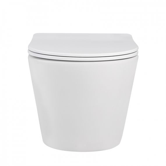 Унитаз ABBER Bequem AC1102MW подвесной белый матовый, безободковый