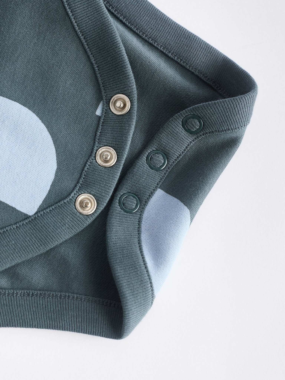 Боди с длинным рукавом для малышей Next K79-792, 5 шт., Бежевый, Синий