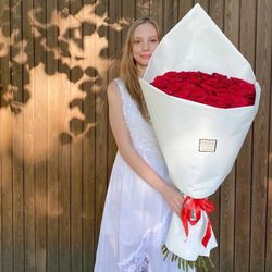 Букет из роз 70см, 35 шт.