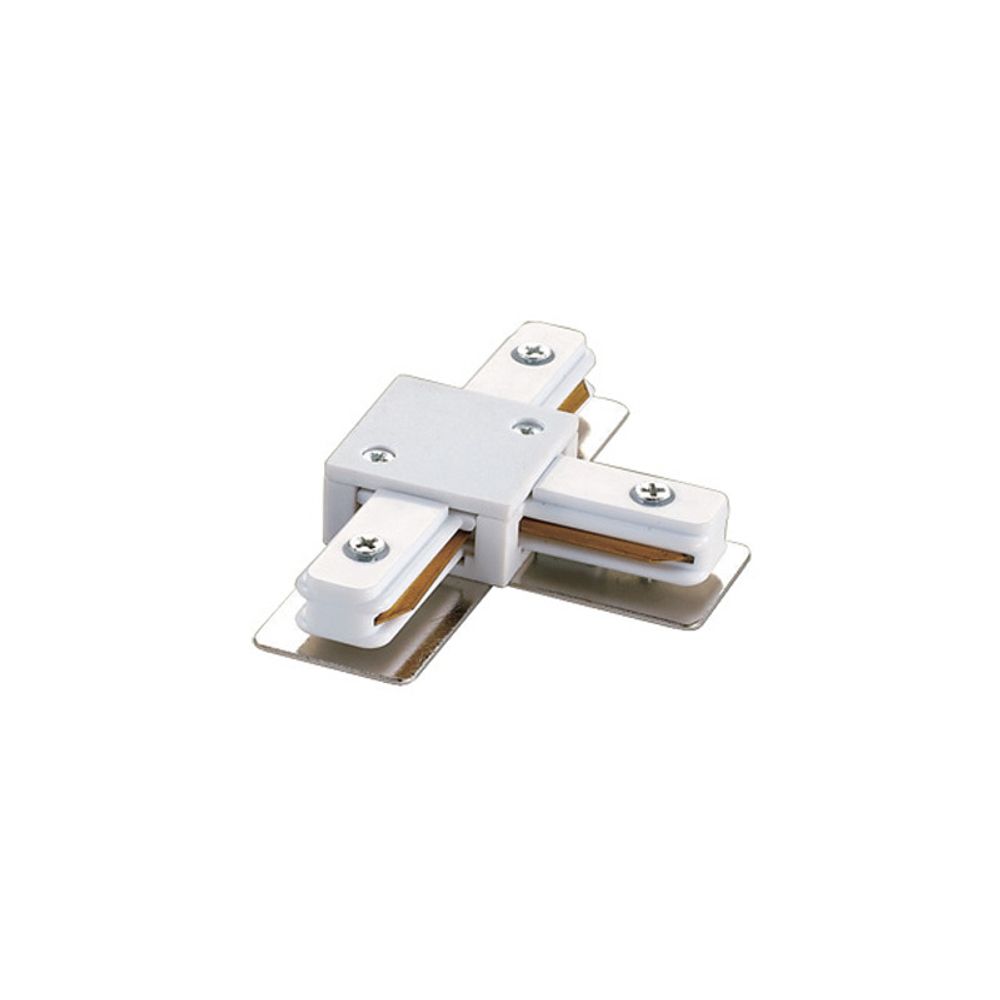 UBX-Q121 K31 WHITE 1 POLYBAG Соединитель для шинопроводов Т-образный. Однофазный. Цвет — белый. Упаковка — полиэтиленовый пакет.