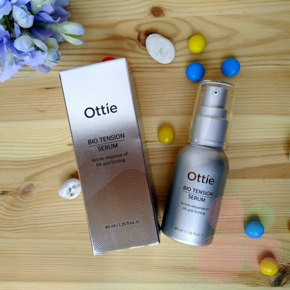 Ottie Антивозрастная лифтинг-сыворотка для лица с пептидами Bio Tension Serum, 30 мл