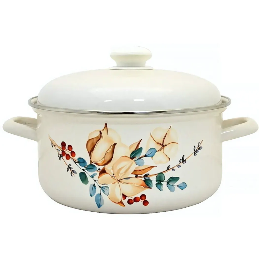 Кастрюля эмалированная 1,5л «Унесённые ветром» 1508АП2/4Жм