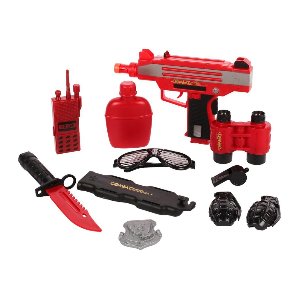 Набор оружия Спецслужб, коробка HY7013-7