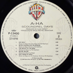 Виниловая пластинка a-ha ‎– Scoundrel Days LP