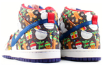 Nike Dunk SB Concepts Ugly Christmas Sweater Christmas Ugly Sweater comfortable all-match high-top sneakers for men and women the same style black and blue 2017