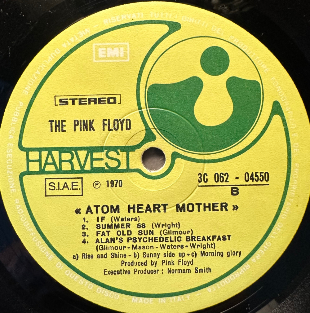Pink Floyd - Atom Heart Mother (Италия 1976г.)