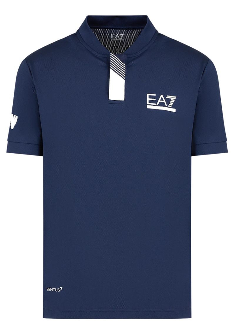 Теннисное поло EA7 Man Jersey Jumper - Blue