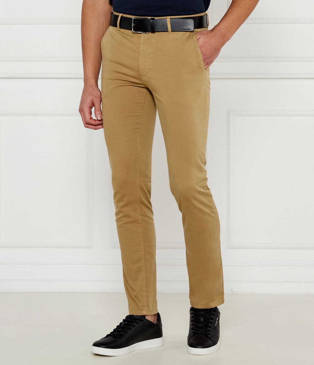 Чиносы BOSS ORANGE - оливковый(50510933)