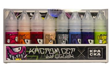 Сет "Кастом" от Краска Tattoo Ink | KRASKA ТАТУ ИНК