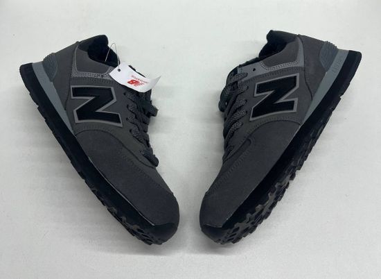 Кроссовки New Balance 574 Dark Grey с мехом