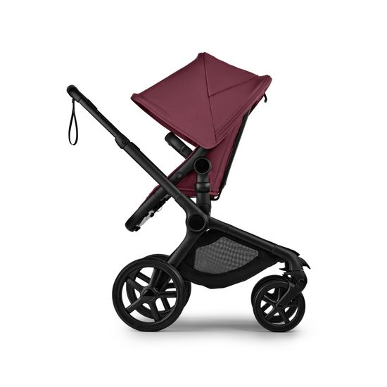 Коляска 2 в 1 Bugaboo Fox 5 Renew complete (Black/Dark Cherry/Dark Cherry)