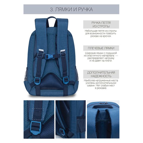 Çanta \ Bag \  Рюкзак школьный (/2 джинс) RB-155-2