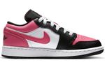 Jordan Air Jordan 1 Low Valentine's Day Wear-Resistant Anti-Slip Low Help Vintage Basketball Shoes GS Cherry Pollen