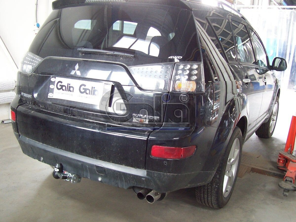 Фаркоп оцинкованный Galia C054C для CITROEN C-CROSSER 2007-, PEUGEOT 4007 2007-, MITSUBISHI OUTLANDER 2007-2012,(паспорт и сертификат в комплекте)(без электрики)