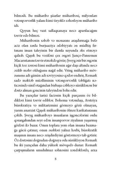 Qərb cəbhəsində yenilik yoxdur