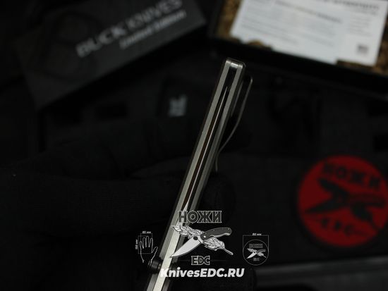 Складной нож Buck 110 Slim Pro TRX Titanium Knife Legacy Collection - Limited Edition