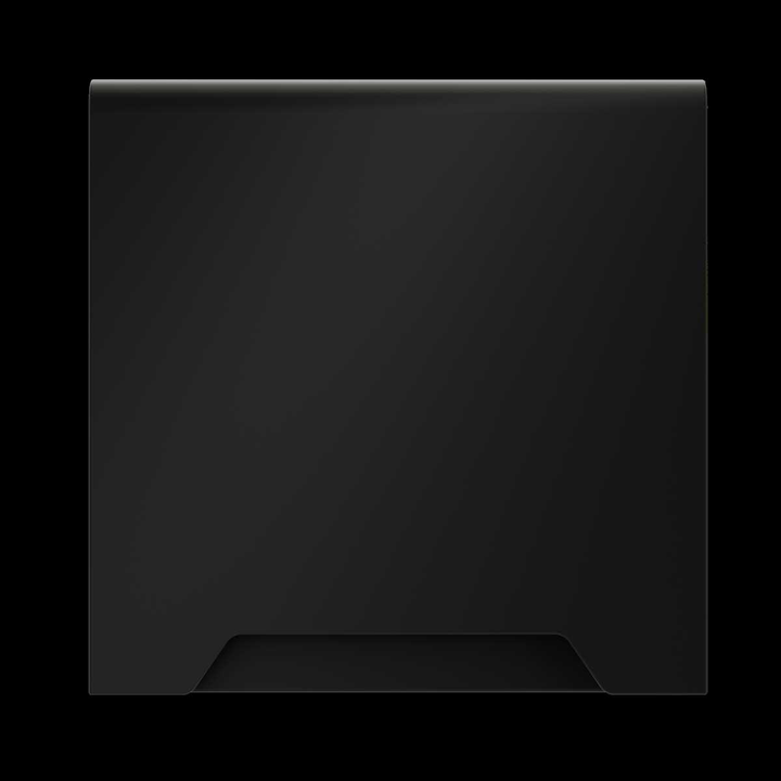 Накладка для розетки с заземлением защитными шторками и крышкой S70 (черный матовый) Voltum VLS000808