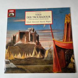 Винтажная виниловая пластинка LP Giuseppe Verdi Джузеппе Верди, Der Troubadour Опера Трубадур (Grosser Querschnitt In Deutscher Sprache) (Германия 1975)