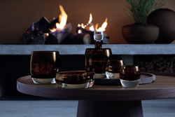 Набор тумблеров 2шт 230мл Whisky Club коричневый LSA International