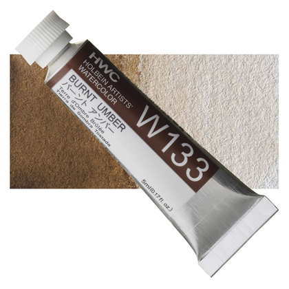 Акварель Holbein 5 мл. 133 [A] Burnt Umber