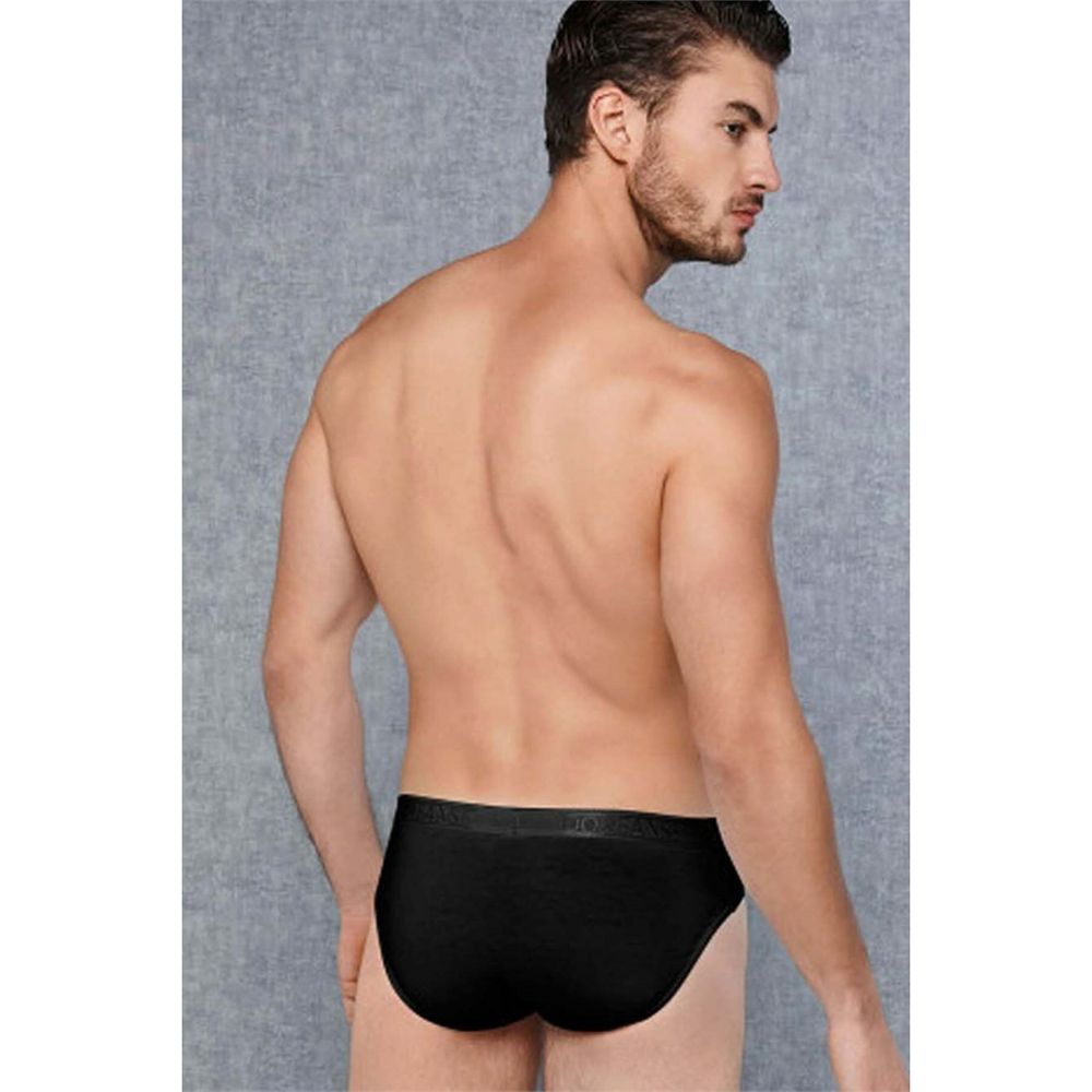 Мужские трусы брифы с узкой резинкой черные Doreanse 1207