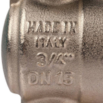 Кран шаровой с накидной гайкой STOUT угловой 3/4"x3/4" НР/накидная гайка (бабочка)