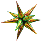 Шар фольгированный Звезда 3D 66 см (Перламутр)