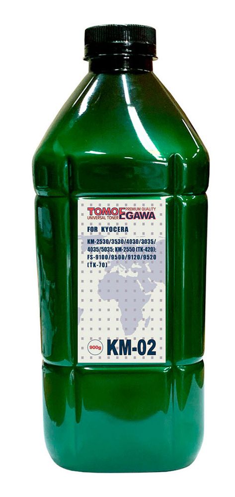 Тонер для KYOCERA Универсал тип KM-02 (фл,900,TOMOEGAWA) Green Line