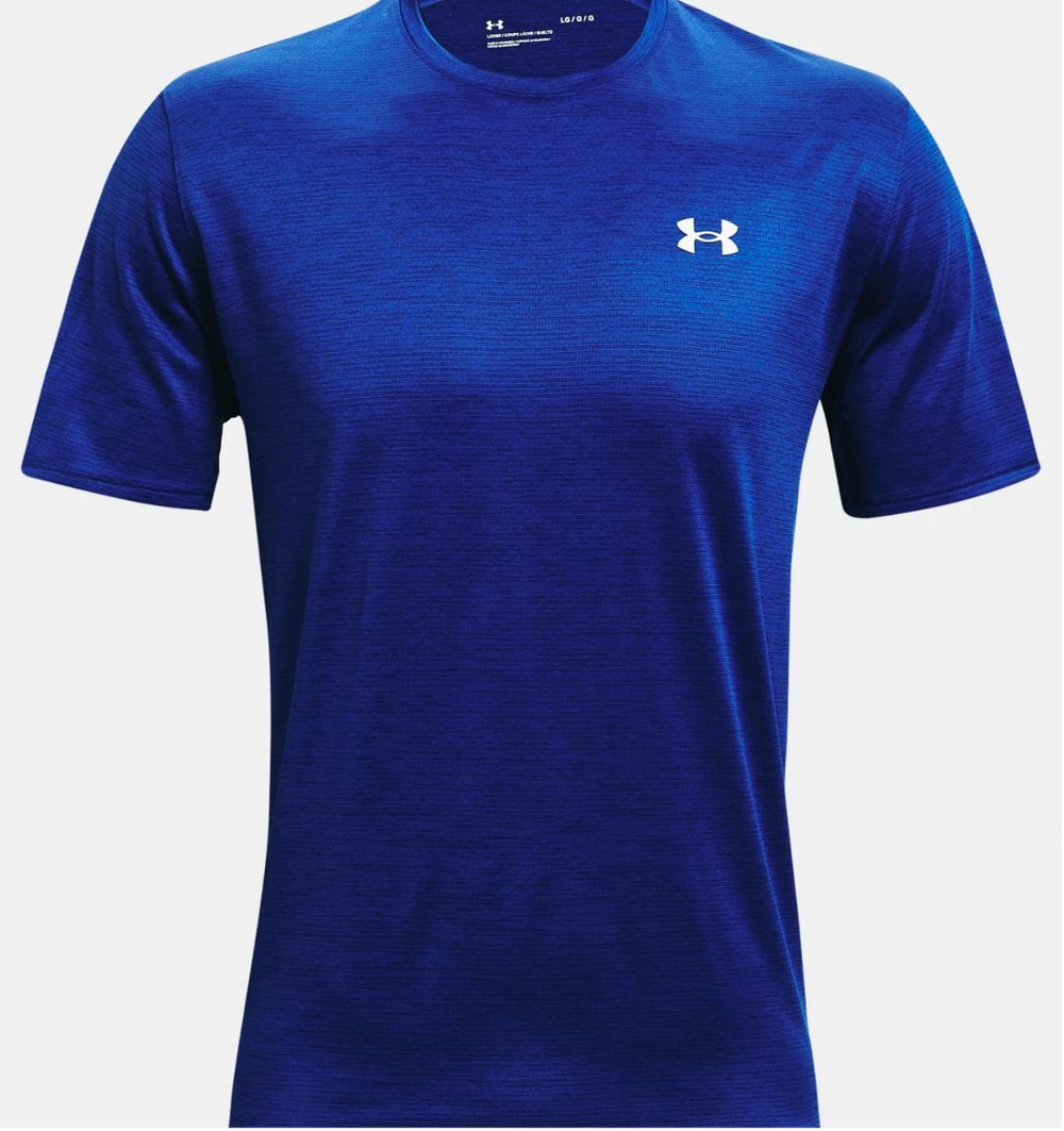 Мужская теннисная футболка Under Armour Men's Training Vent 2.0 Short Sleeve - небесный