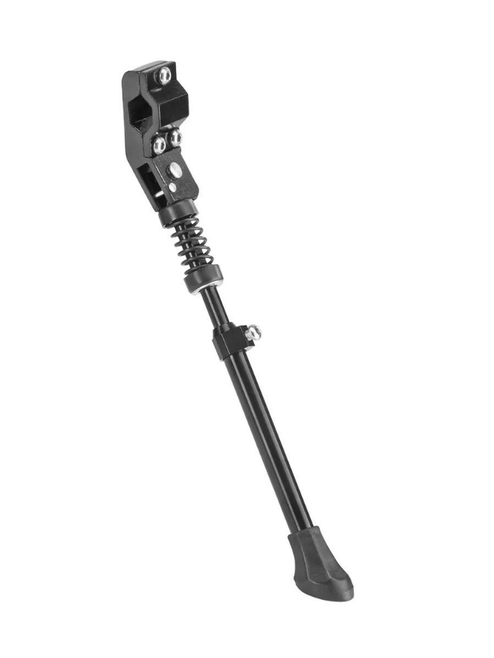 Подножка 20"-28" BLF-F2 крепление на 1 перо задней вилки, телескопическая, алюминиевая чёрная