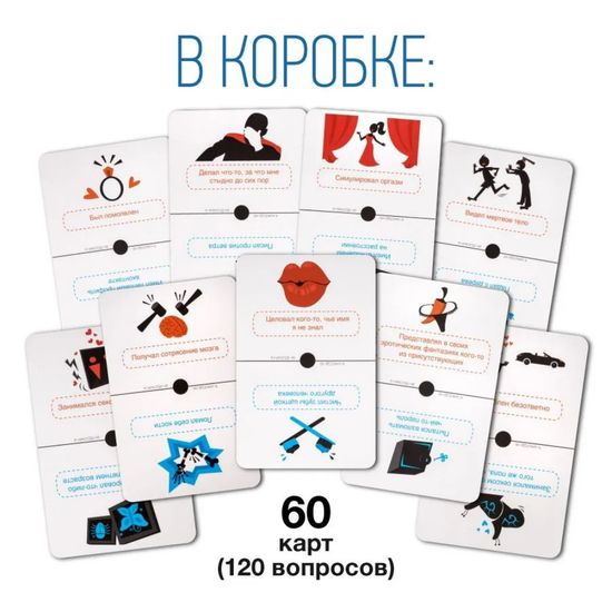 Настольная игра "Я никогда Не" 18+