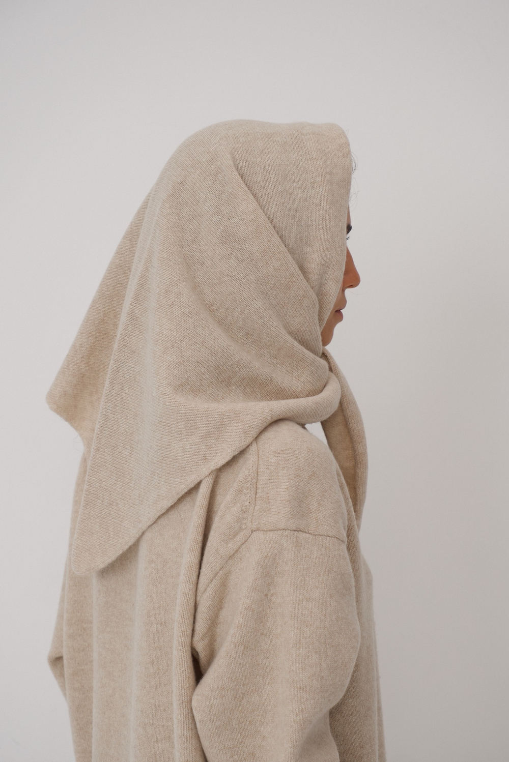 Косынка Large из мериноса и кашемира
