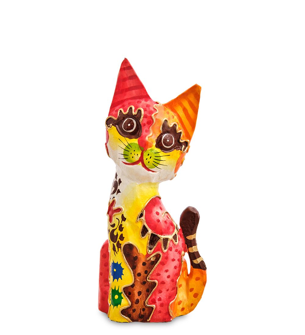 Decor and Gift 99-289 Фигурка «Кошка» н-р из двух 30, 20 см (албезия, о.Бали)