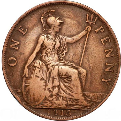 United Kingdom 1 Penny George V 1913