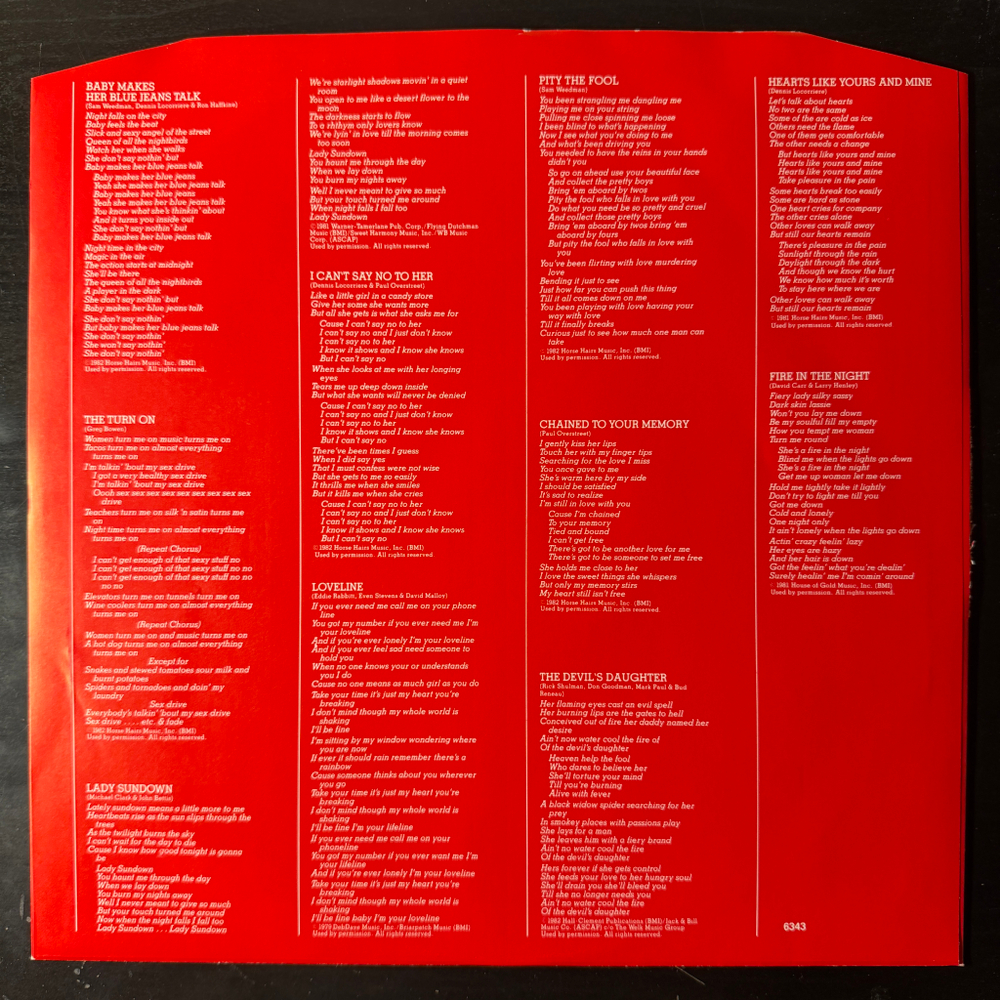 Dr. Hook ‎– Players In The Dark (Скандинавия 1982г.)Т