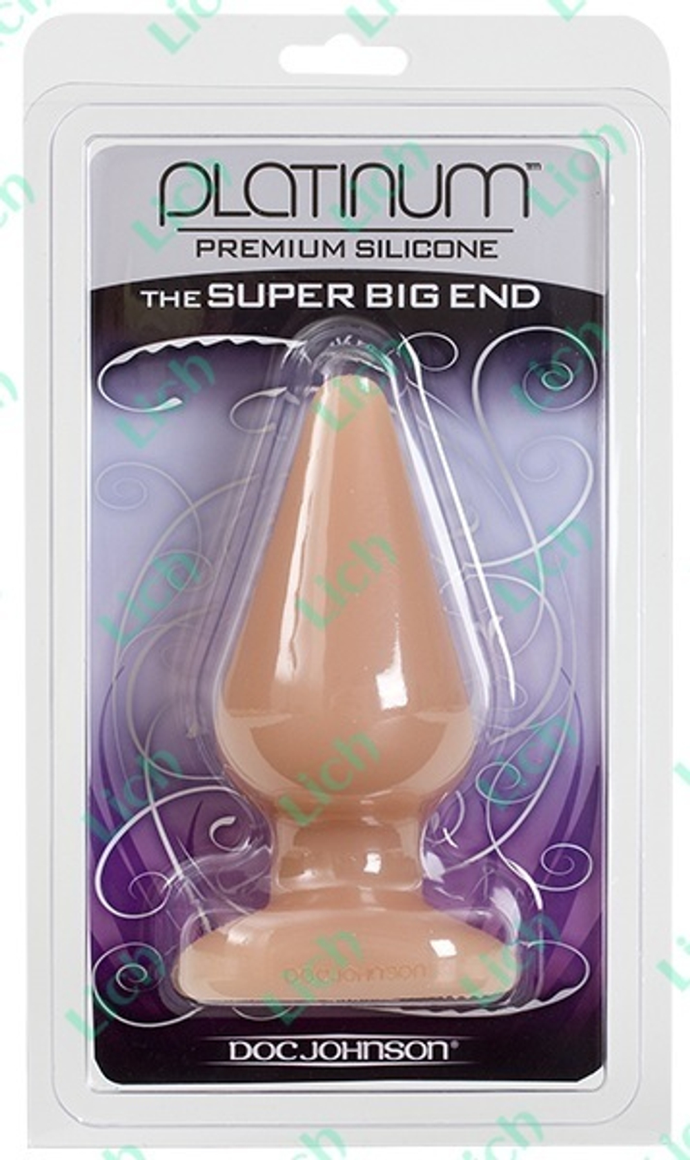 Большая телесная пробка PLATINUM SILICONE