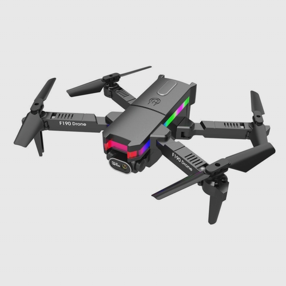 Квадрокоптер дрон на р/у с двойной 1080Р/4K HD камерой WiFi / Fpv "ZFR / Drone F190"