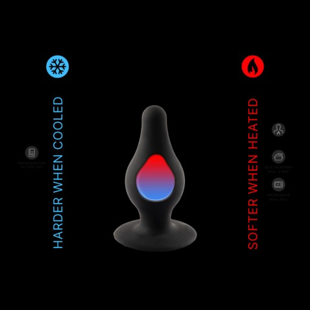 Анальный плаг черный  MODEL 2 от SILEXD (S: 7,2*3 см.)