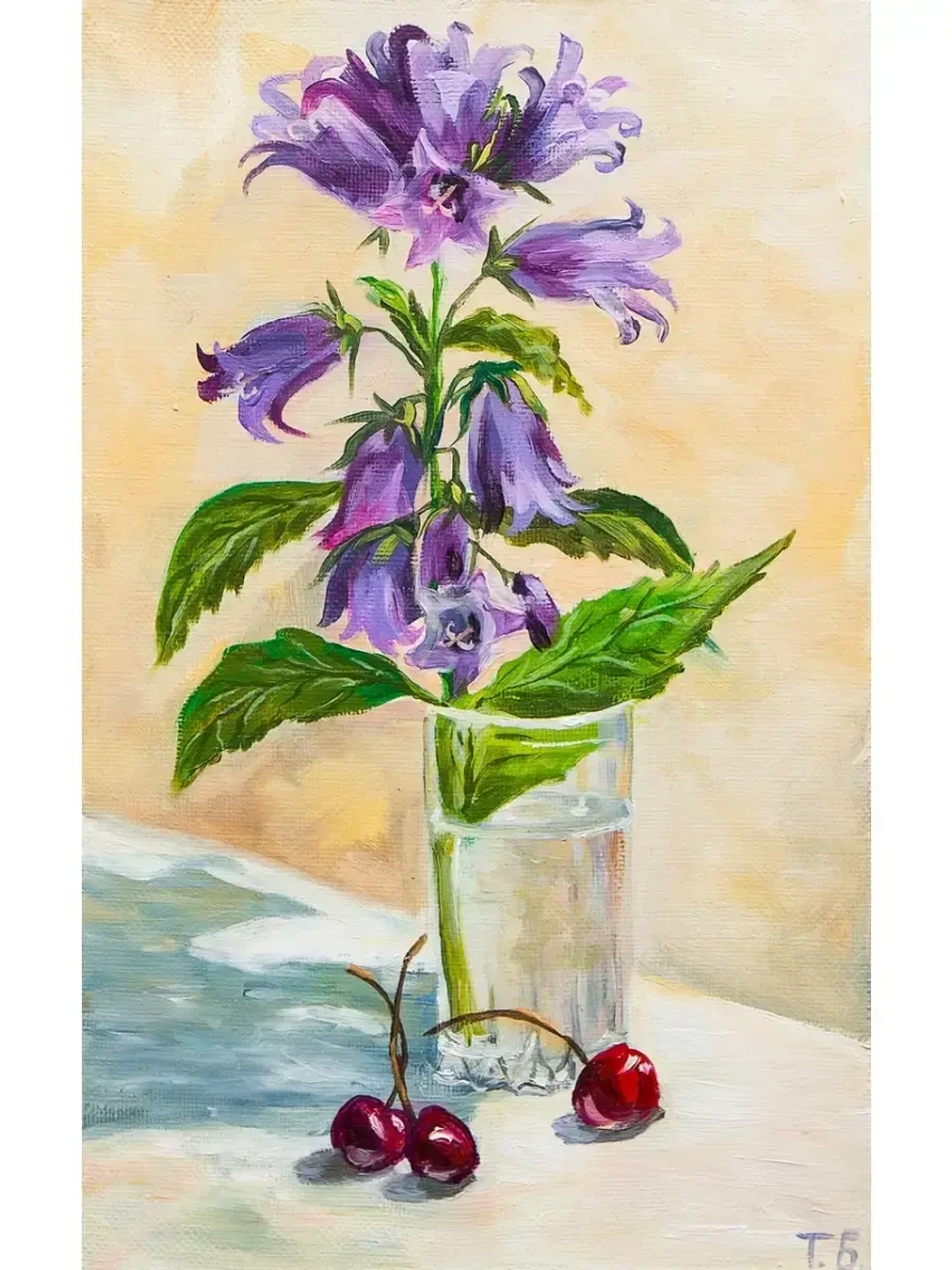 Картина маслом Лесной колокольчик Буракова
