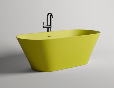 Ванна каменная отдельностоящая матовая 180х80 Salini MONA 102921MRH окрашена по RAL снаружи