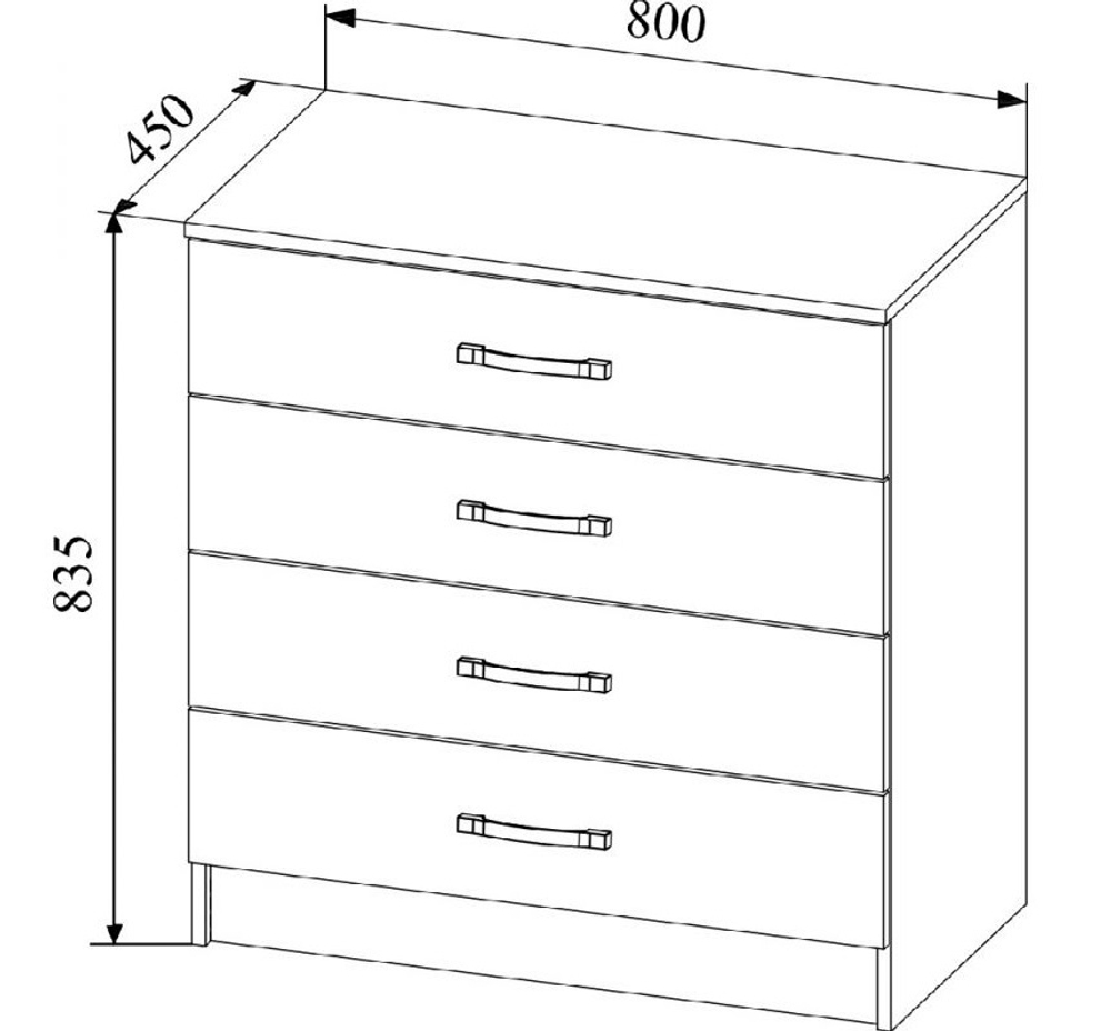 Софи (ДСВ) Комод 800мм