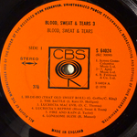 Blood Sweat & Tears ‎– Blood Sweat & Tears 3 (Англия 1970г.)